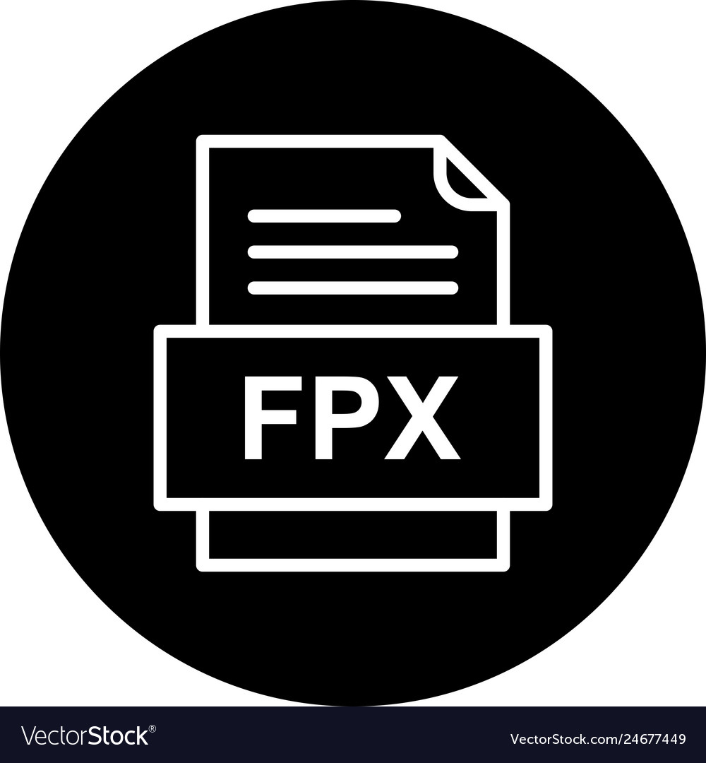Fpx file document icon