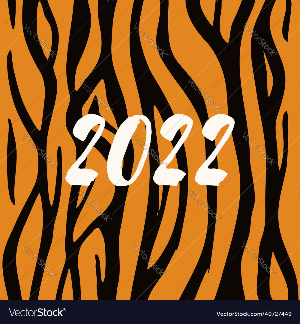 Happy chinese new tiger year 2022 Royalty Free Vector Image