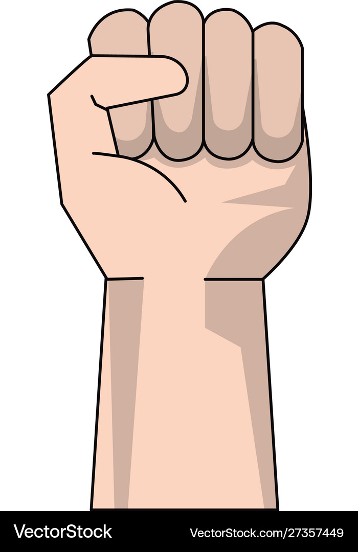 Human hand design Royalty Free Vector Image - VectorStock