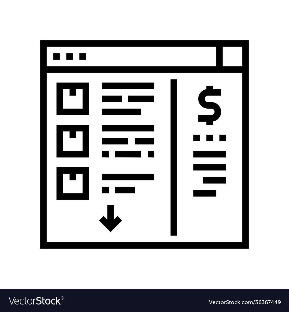Needs recognition line icon vector image Needs recognition line icon