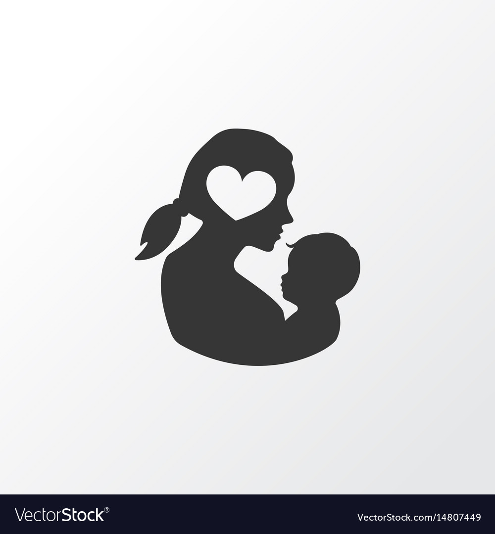 Newborn baby icon symbol premium quality isolated Vector Image