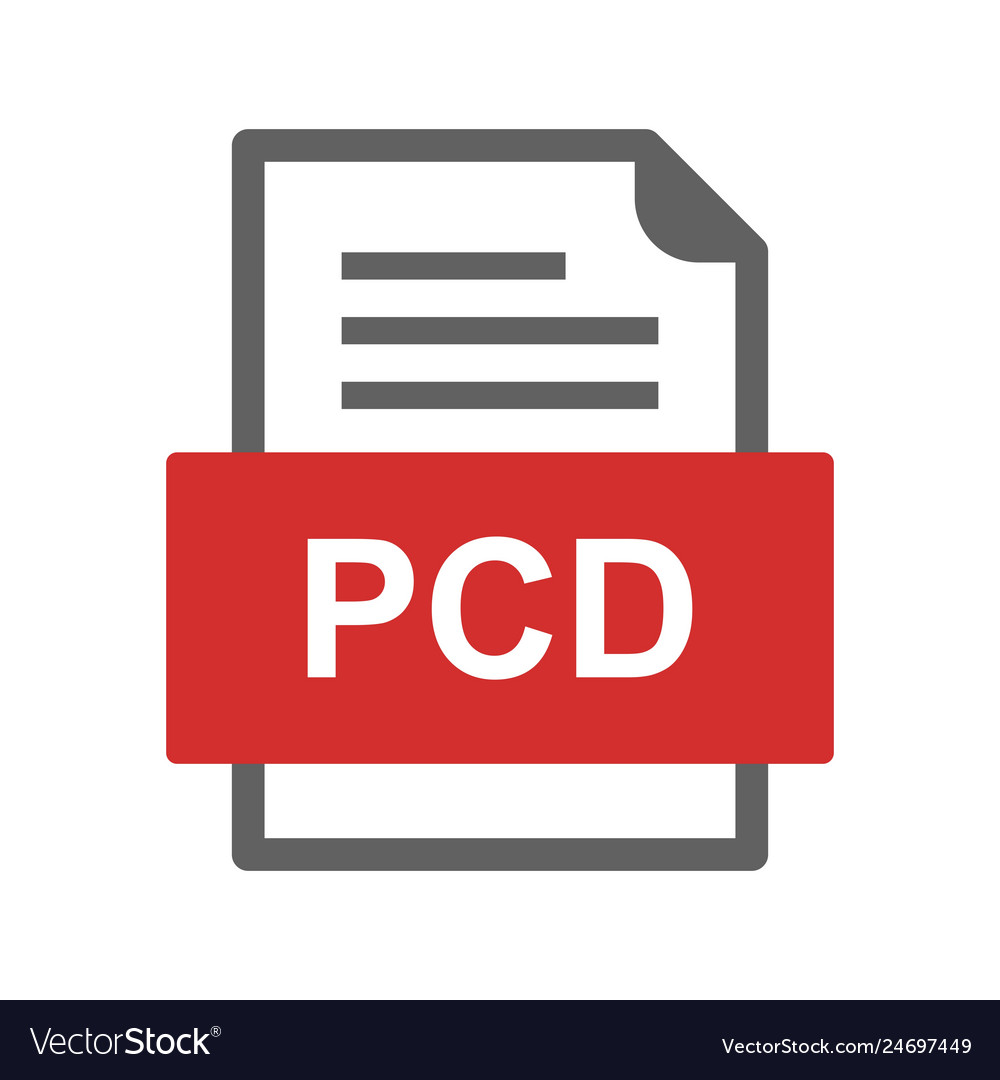Pcd file document icon