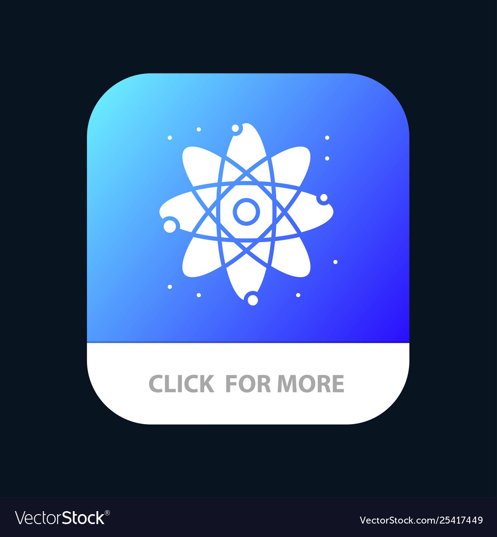 Physik reagieren Wissenschaft mobile App-Taste und Android Vector Image Physik reagieren Wissenschaft mobile App-Taste und Android