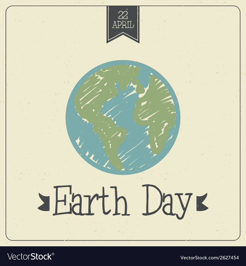 Abstract earth day background with special objects