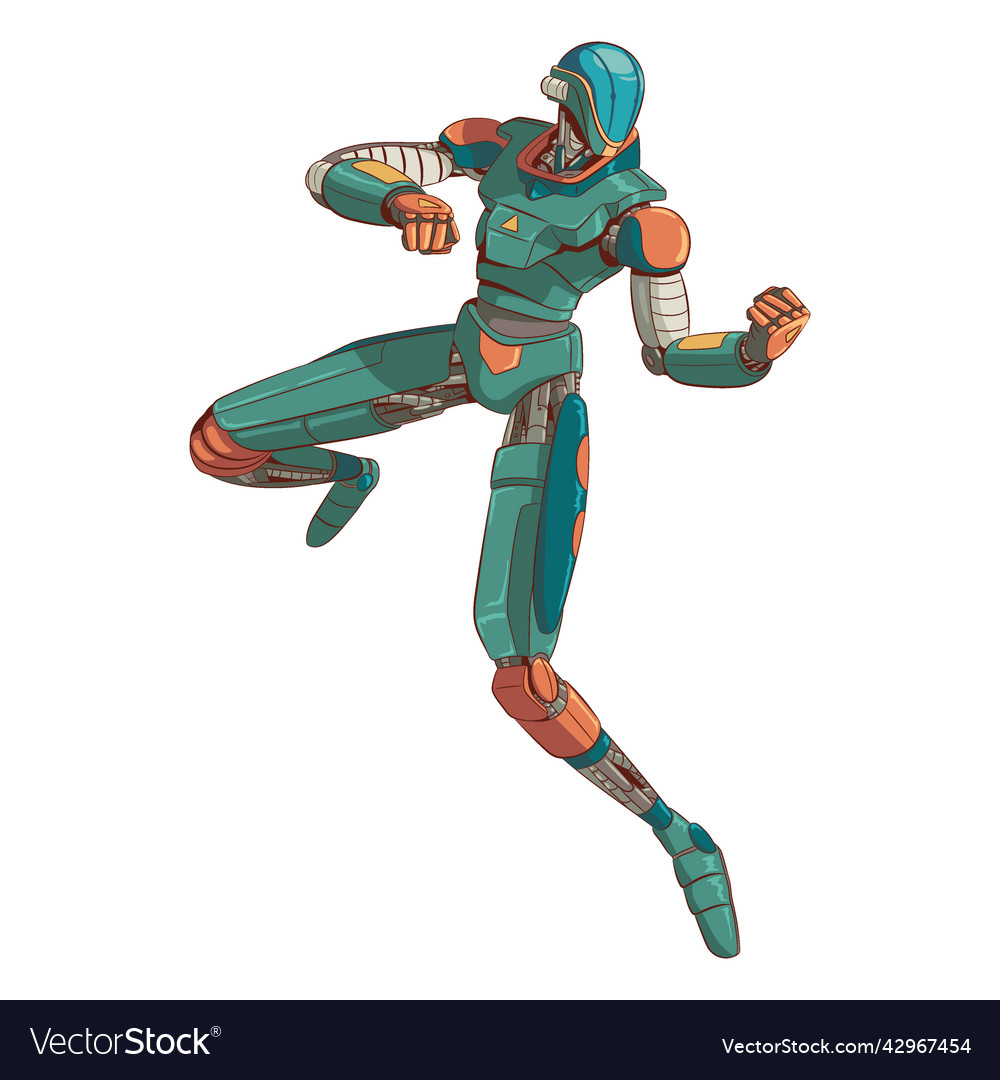 Attack android character