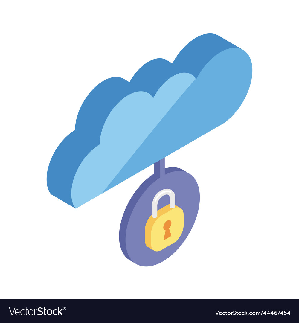 Cloud computing with padlock