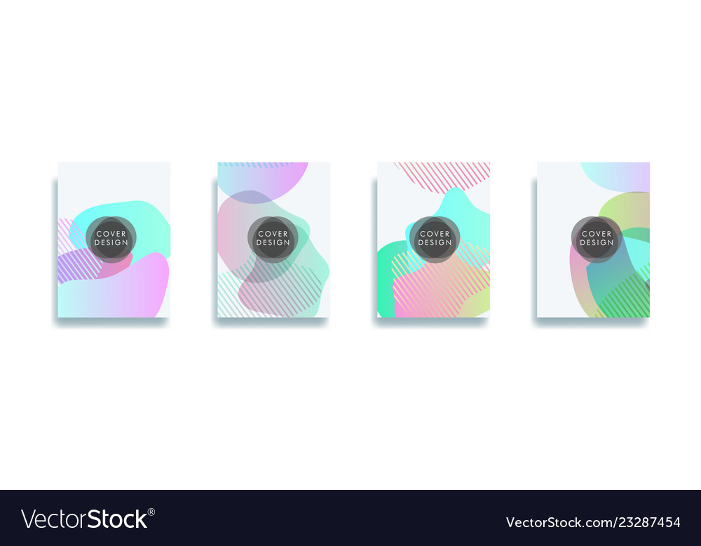 Dynamic style banner design set with fluid orange vector image Dynamic style banner design set with fluid orange