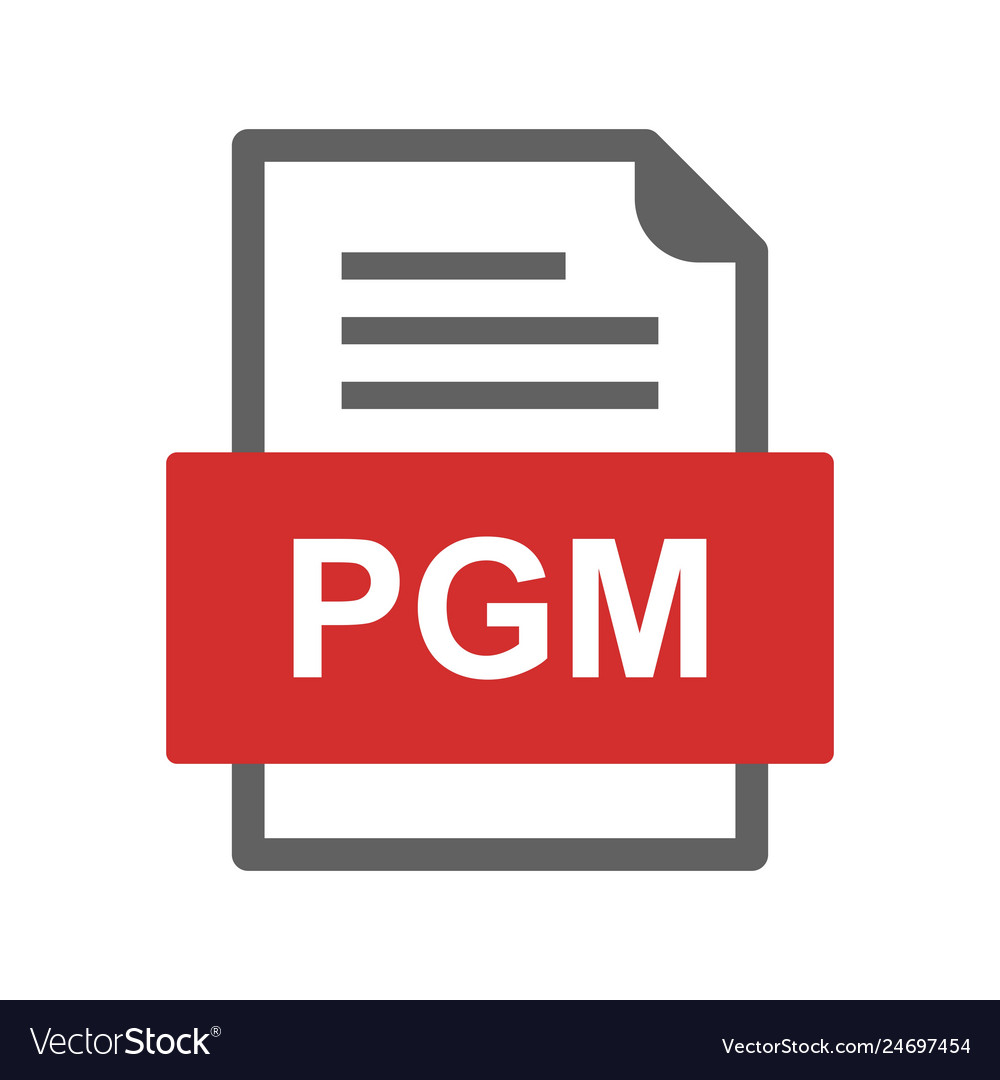 Pgm file document icon