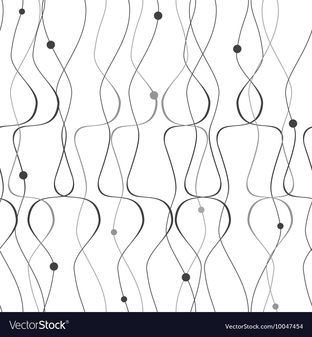 Seamless pattern with grey threads