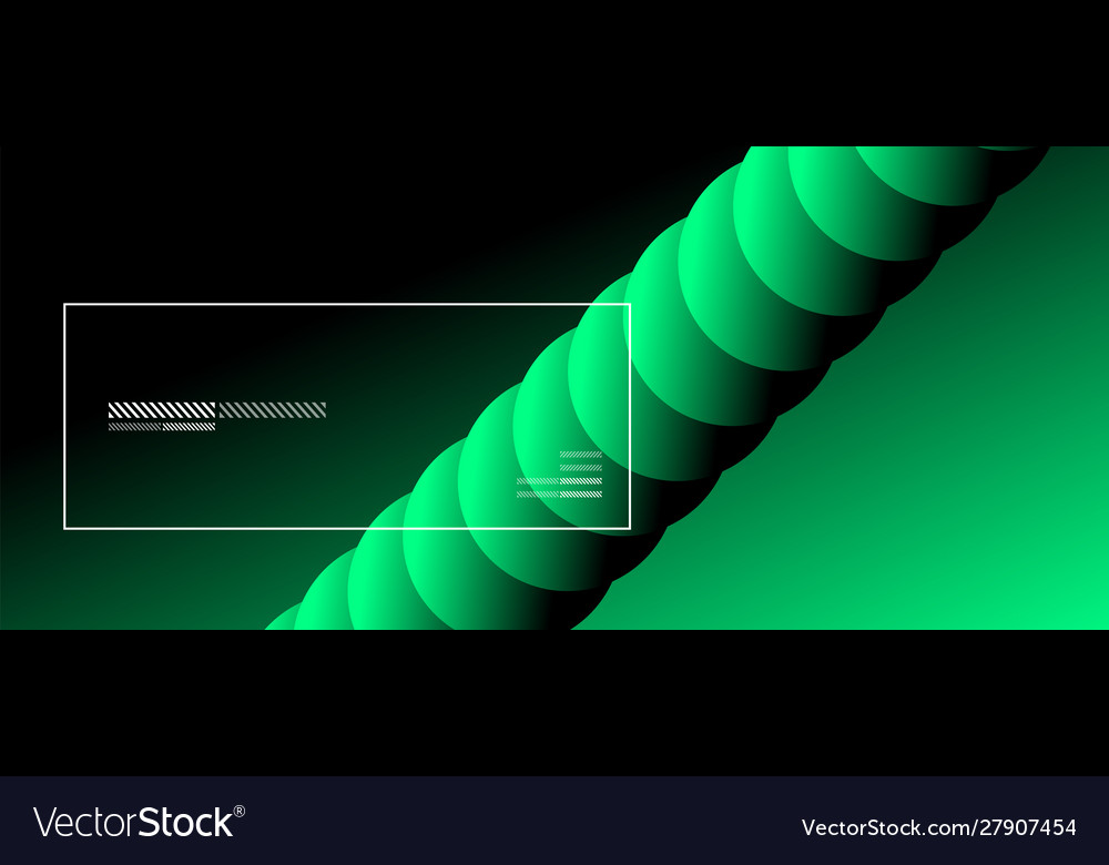 Simple abstract background with neon color circles vector image Simple abstract background with neon color circles