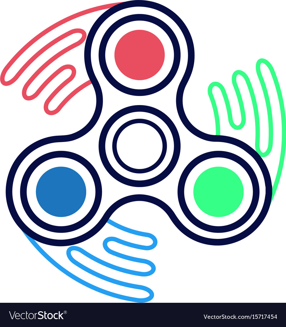Spinner icon outline style Royalty Free Vector Image