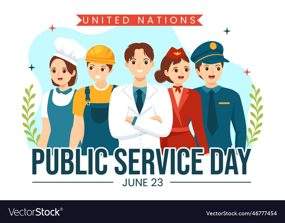 United nations public service day on june 23