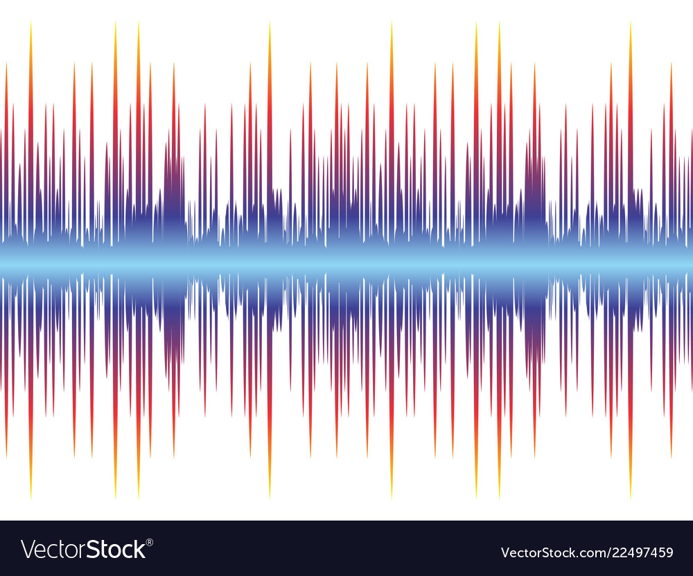 Background with sound wave
