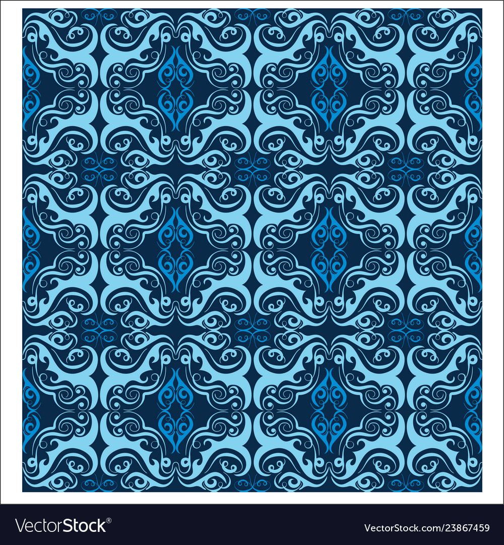 Batik design style patterns are same for fabric