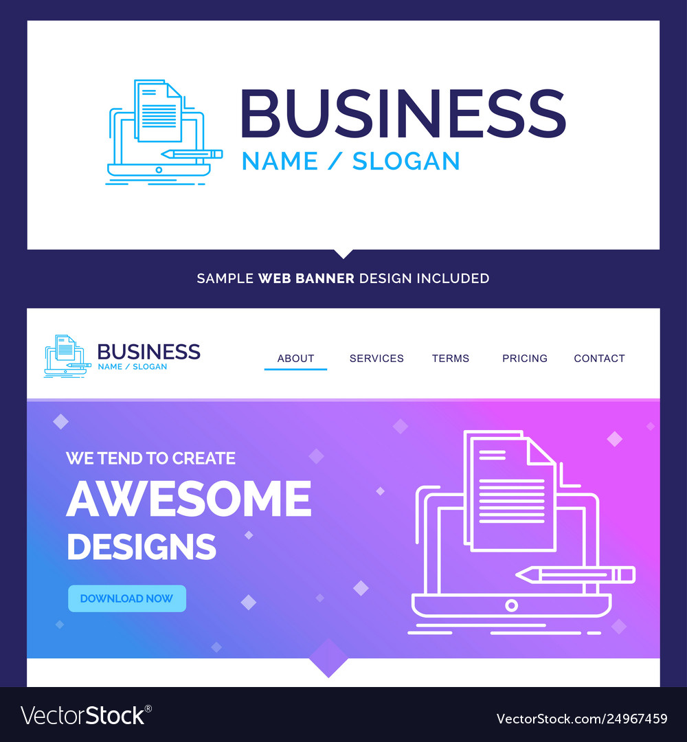 Beautiful business concept brand name coder vector image Beautiful business concept brand name coder