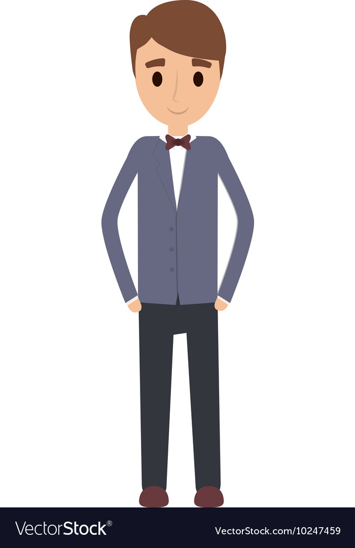 Man male avatar suit person icon Royalty Free Vector Image