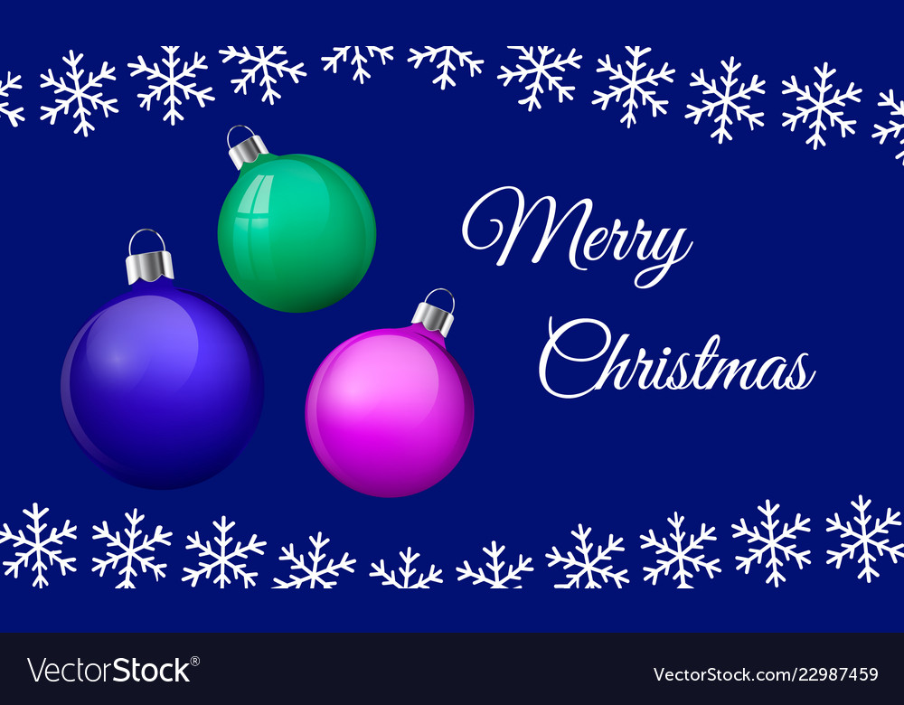 Merry christmas greeting card design