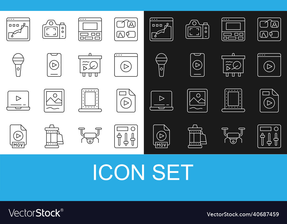 Set line sound mixer controller avi file document