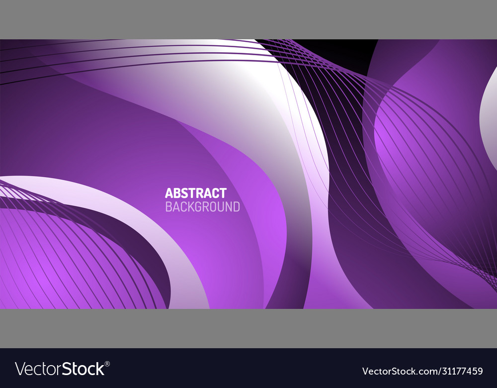 Wave pattern fluid gradients abstract lines vector image Wave pattern fluid gradients abstract lines