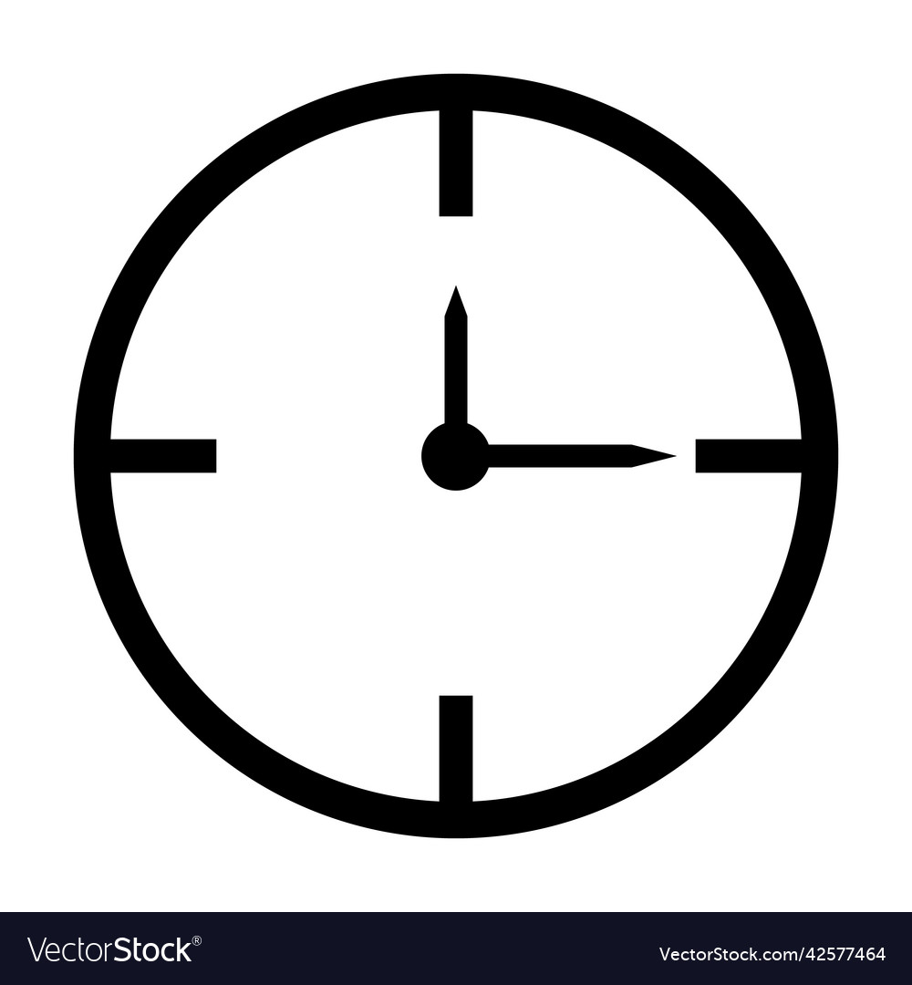 A simple clock icon