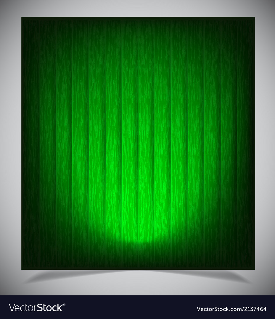 Abstract green wood background Royalty Free Vector Image