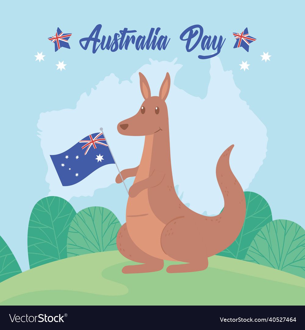 Australia day banner Royalty Free Vector Image