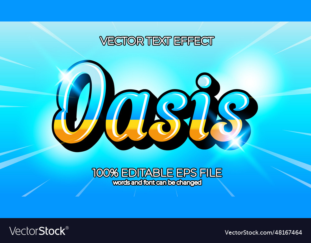 Beach editable text effect style eps