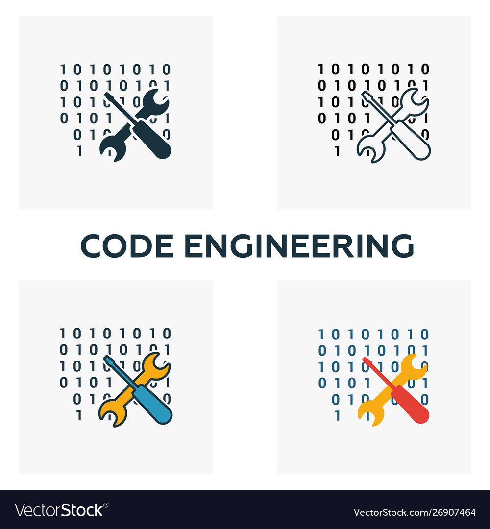 Code Engineering-Symbol vier Elemente