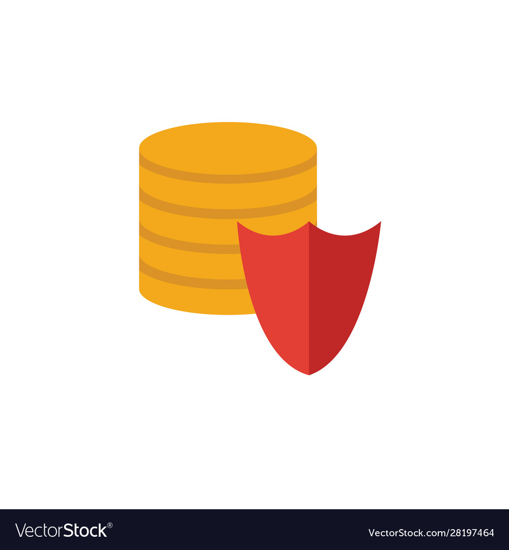 Data protection icon simple element from security vector image Data protection icon simple element from security