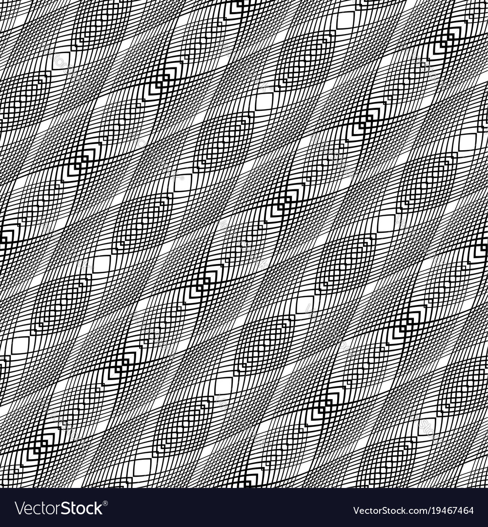 Design seamless monochrome grid pattern