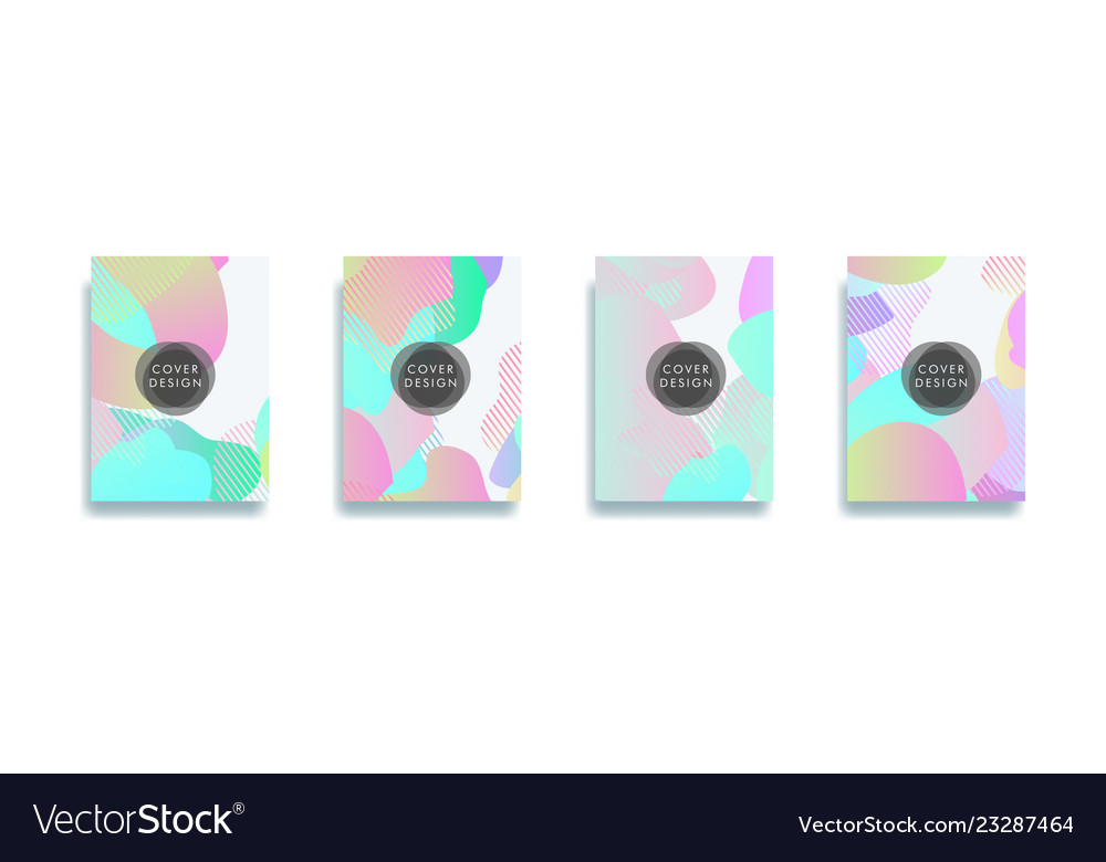 Dynamic style banner design set with fluid orange vector image Dynamic style banner design set with fluid orange