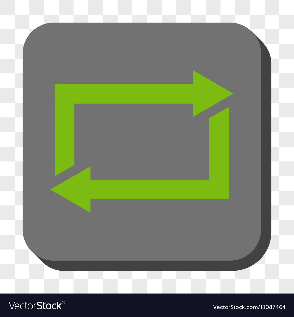 Exchange arrows rounded square button