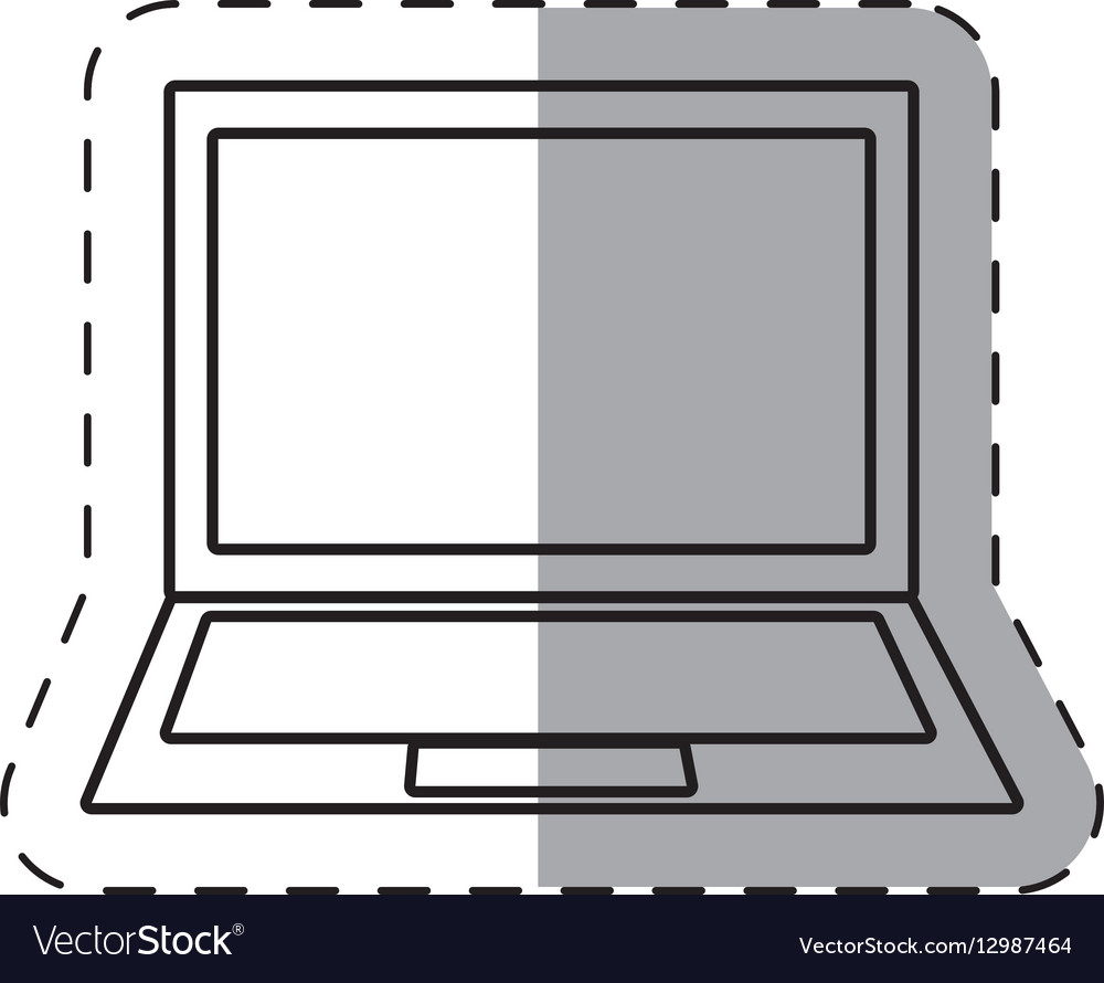 Laptop display keyboard device thin line