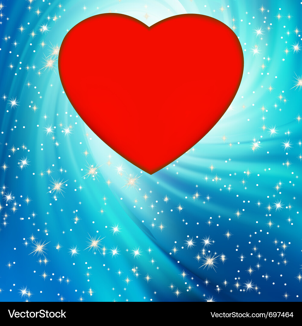 Red heart Royalty Free Vector Image - VectorStock