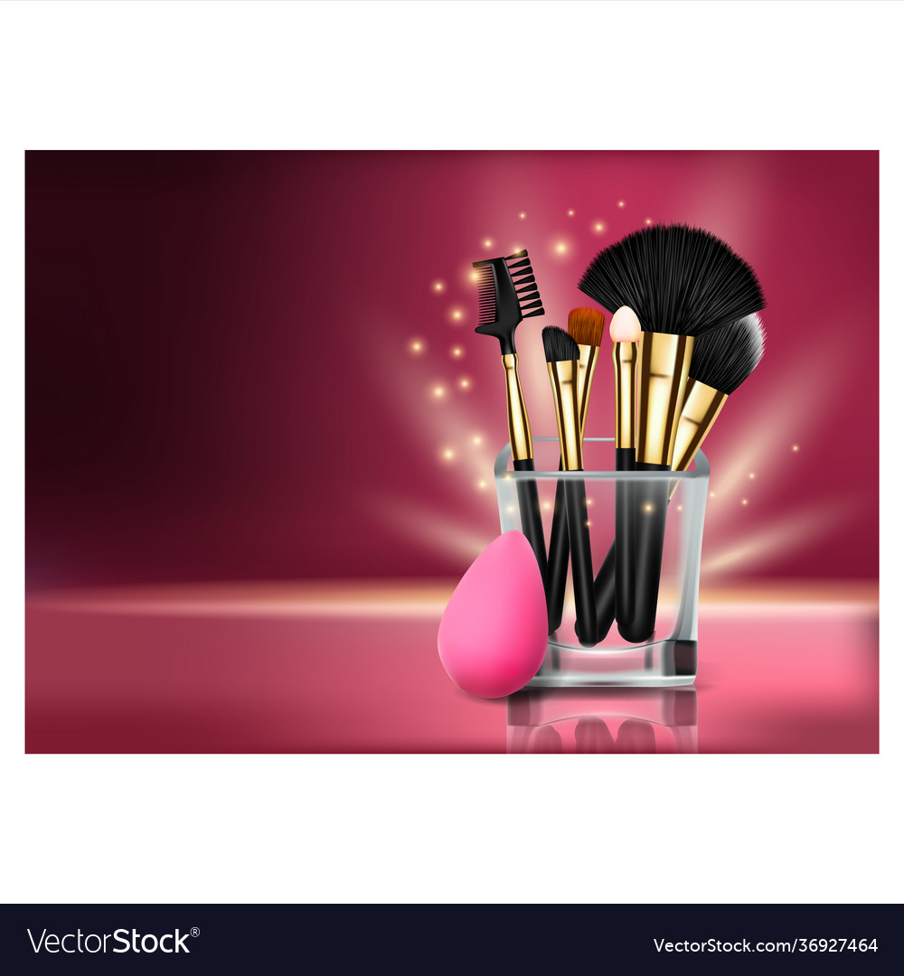 Salon beauty cosmetology advertising banner Vector Image