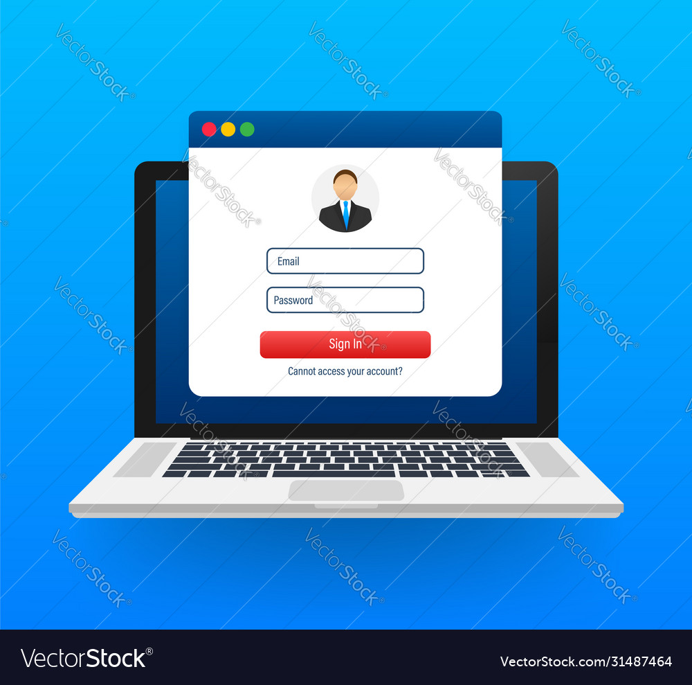 Sign in to account user authorization login