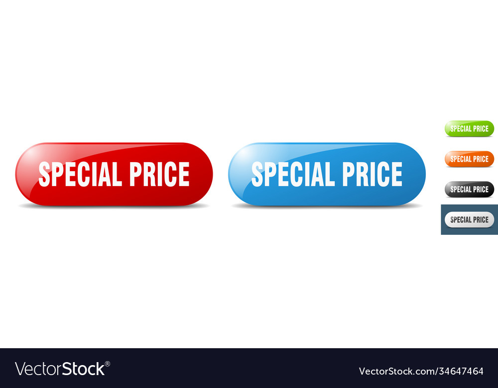 Special price button key sign push set