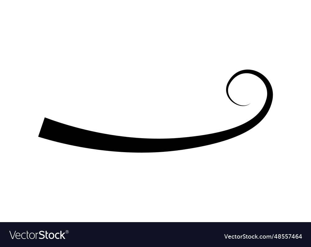 Abstract swoosh icon Royalty Free Vector Image