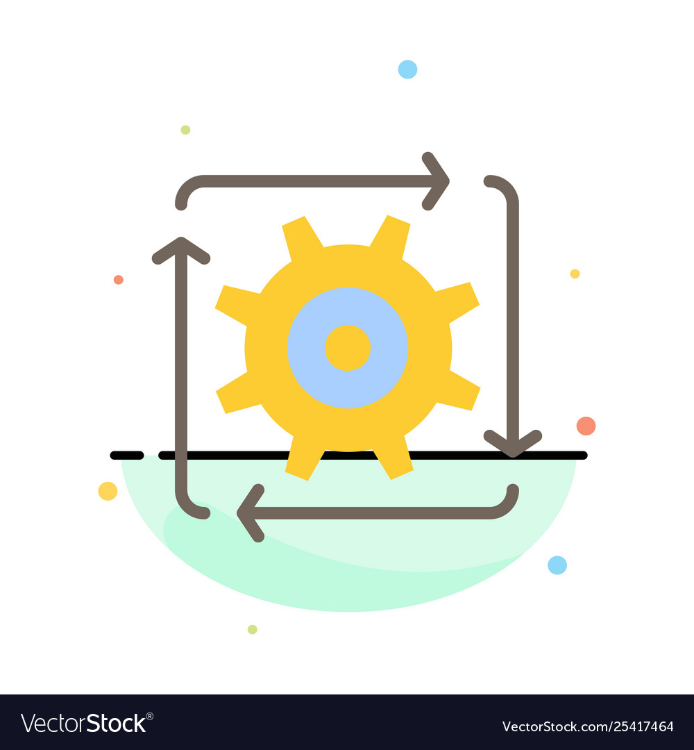 Workflow Automatisierungs-Entwicklungsablauf vector image Workflow Automatisierungs-Entwicklungsablauf