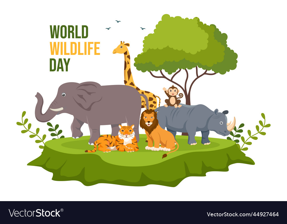 World wildlife day on march 3rd to raise animal