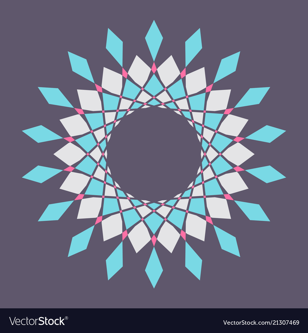 Abstract Colorful Circle Pattern