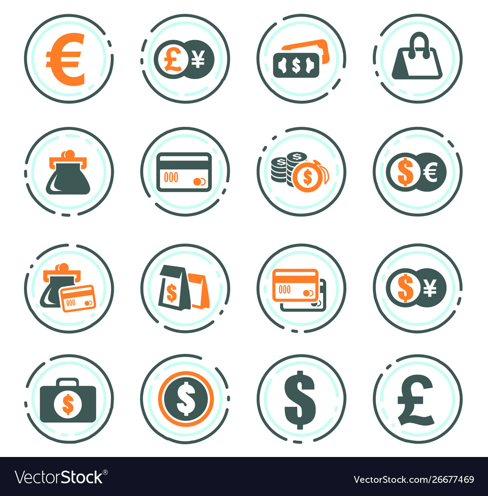 E-commers icons set