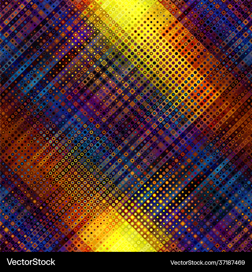 Geometric abstract pattern in low poly style Vector Image