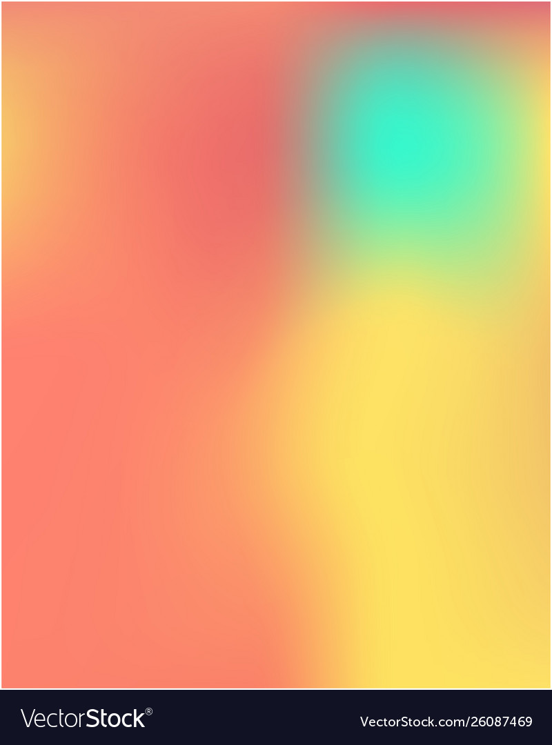 Gradient mesh painted in different colors