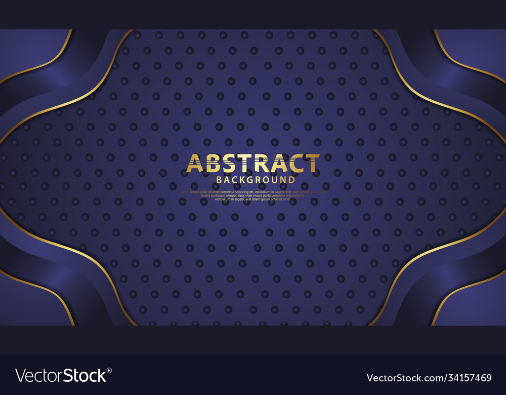 Luxury overlap layers background with lines vector image Luxury overlap layers background with lines