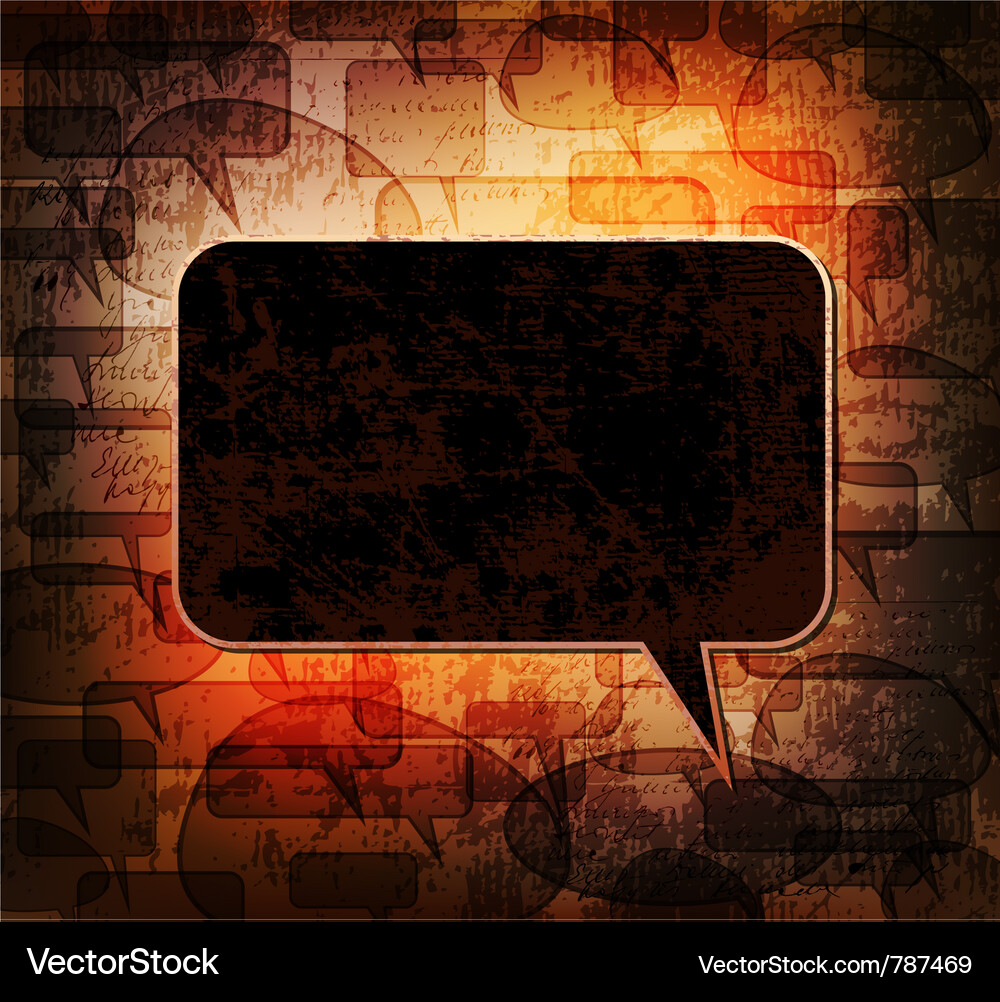 Speech bubble Royalty Free Vector Image - VectorStock