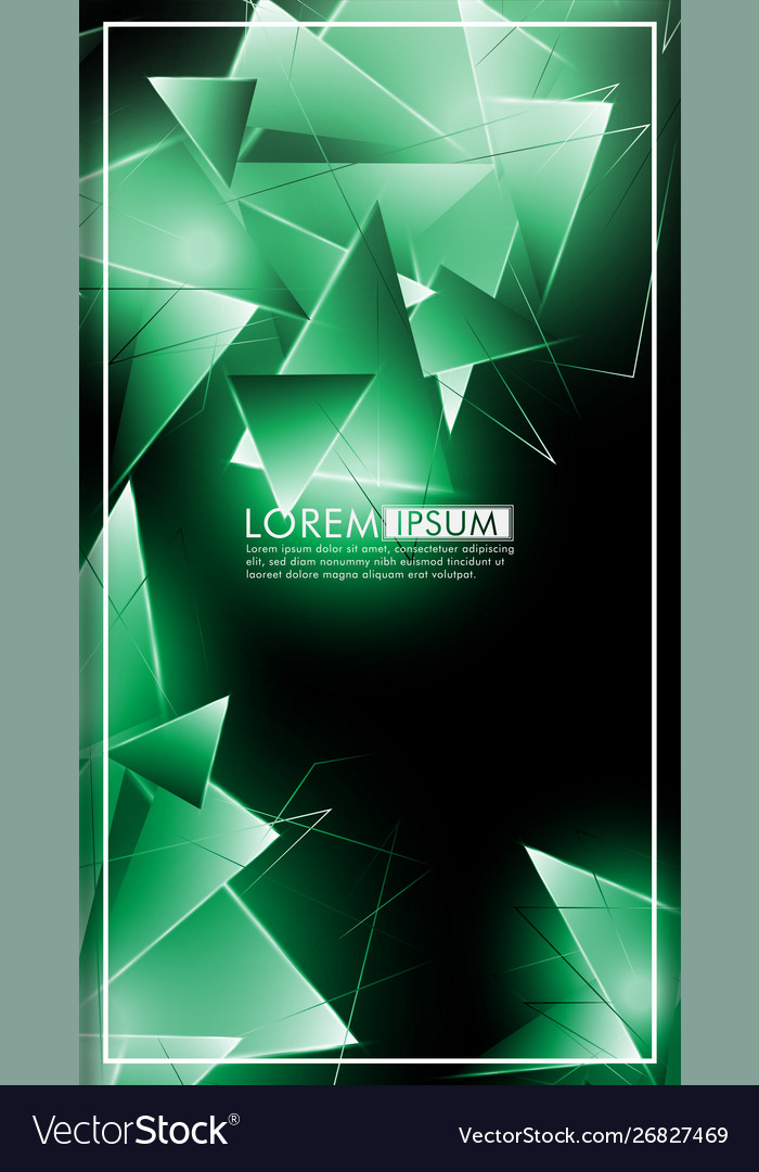 Vertical triangle background abstract composition