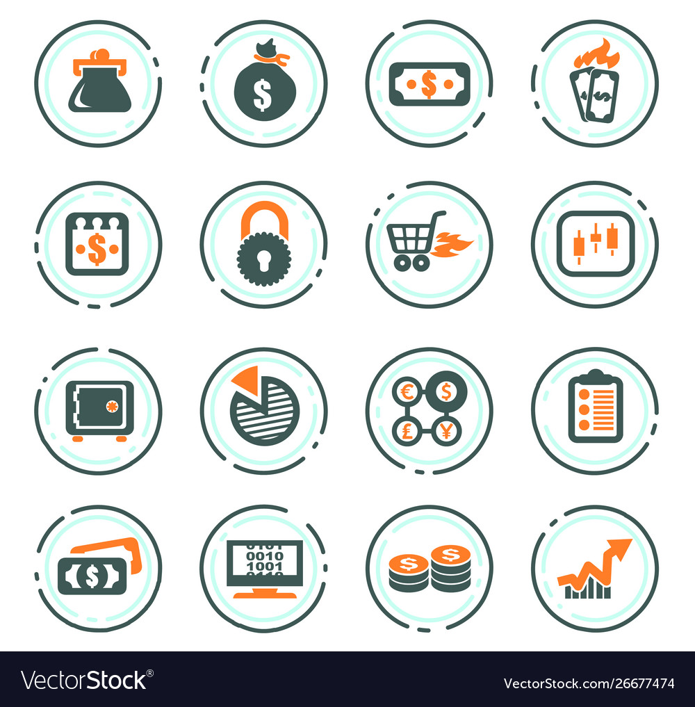 E-commers icons set
