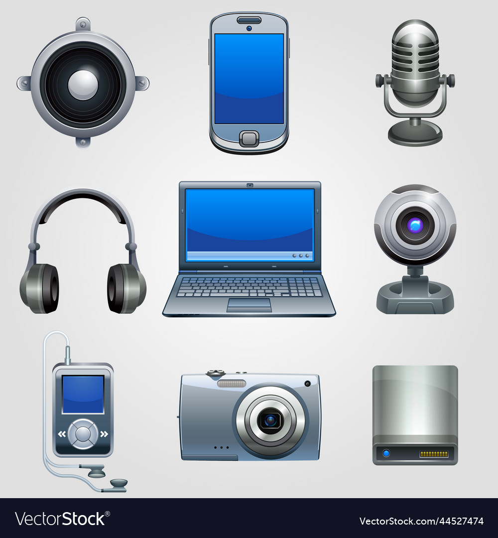 Technology Device Icons - Electronics Set