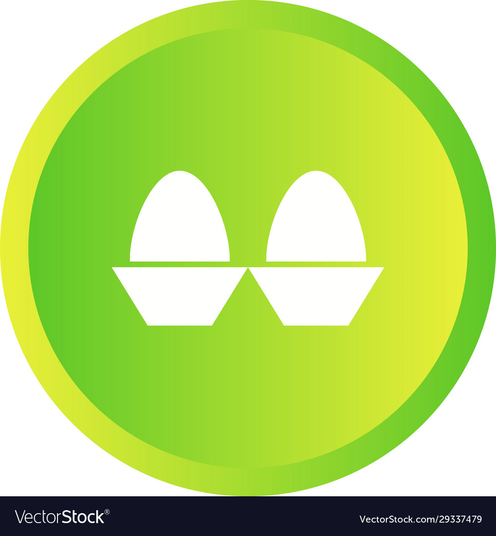 Beautiful eggs glyph icon
